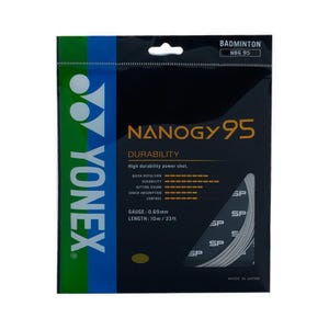 Yonex Nanogy BG95 69 10M Badminton Strings - Silver/Grey