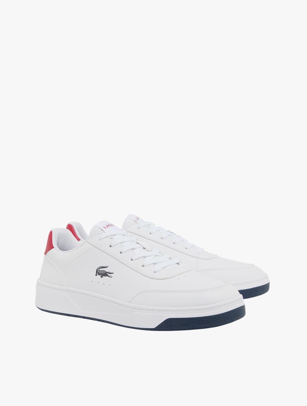 Jual Lacoste Men's Court Pro Traner White/Navy Terbaru 2025 - Main Image