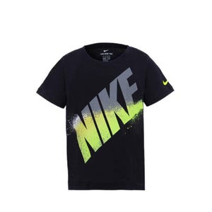 Boy's NIKE BLOCK S/S TEE - BLACK
