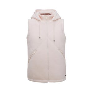 Clara Shearling Gilet Women's Outerwear - Space Navy