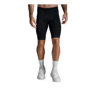 Men's Compression Short - Black Silver