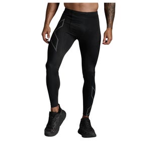 Light Speed Men's Compression Tights – Black/Black Reflective