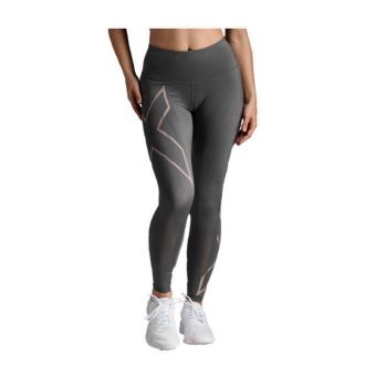 Light Speed Mid Rise Women's Compression Tights - Grey