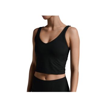 Women's Fluid Longline Bra - Black