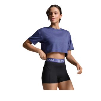 Women's Form Soft Jersey Crop Tee - Dark Blue