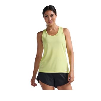 2XU Womens Aero Singlet - Yellow