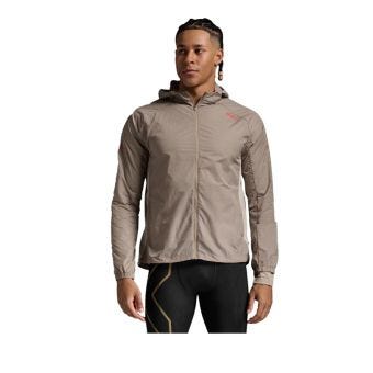 Aero Windbreaker Men's Jacket- Light Grey