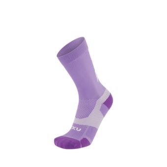Unisex Vectr Light Cushion Crew Socks - Violet
