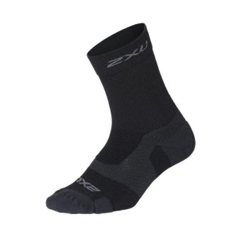 2XU Unisex Vectr Light Cushion Crew Socks - Black