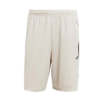 Train Essentials Piqué 3-Stripes Men's Training Shorts - Grey
