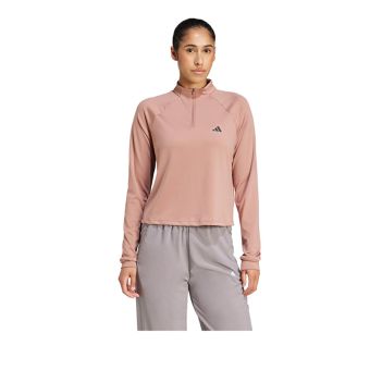 Train Essentials Women's 1/4-Zip Cover Up - Warm Clay