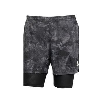 Own The Run Spray Dye 2-In-1 Short - Grey Four