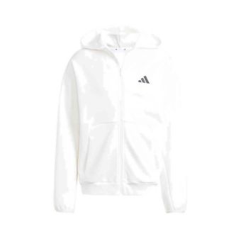 Future Icons Small Logo Men's Full-Zip Hoodie - White