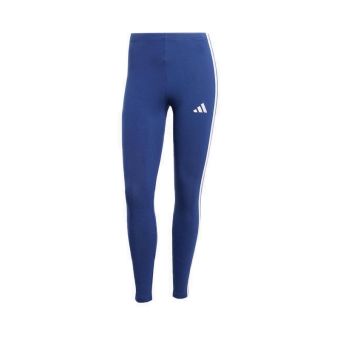 Essentials 3-Stripes Women's Cotton Leggings - Dark Blue