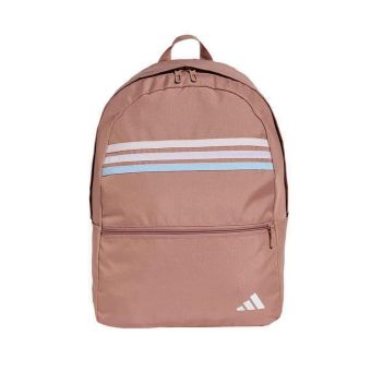 Classic Back-To-School Stripes Unisex Backpack - Warm Clay