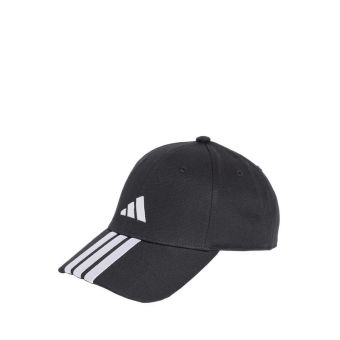 3-Stripes New Logo Unisex Baseball Cap - Black