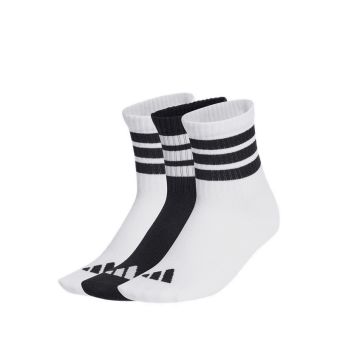 Ribbed Socks 3 Pairs Unisex Kids - White