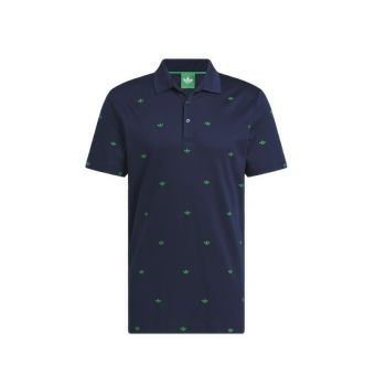 Og Printed Trefoil Polo Men's - Navy