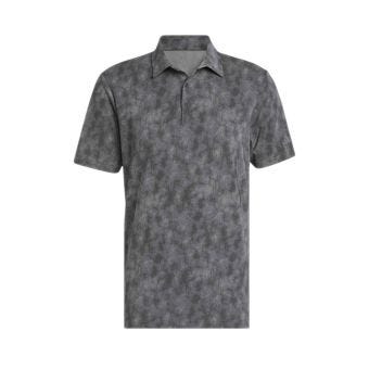 Ult365 Textured Print Polo Men's - Black/Grey Five
