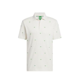 Og Printed Trefoil Polo Men's -Chalk White