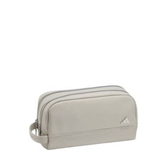 Pu 2-Zip Pouch Bag Unisex - White