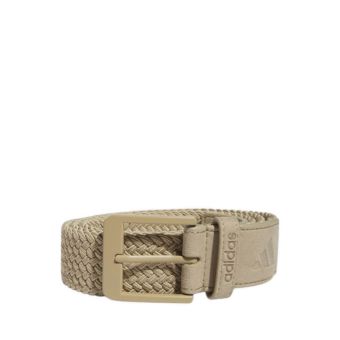 Braided Stretch Belt Men's - Beige - Hemp