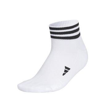 3 Stripes Ankle Socks Women's - White Black