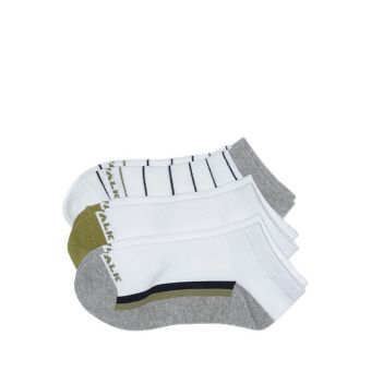 Boys Quarter Socks 3prs - Multicolor