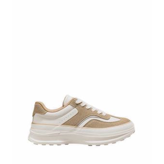 Dina Women's Lifestyle Shoes - White/Beige/Tan