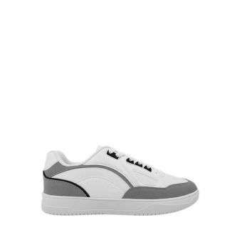 Delray Men's Sneakers Shoes - White/Grey/Black