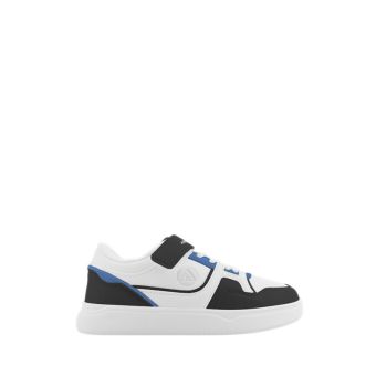 Elmont Jr Boys' Lifestyle Shoes - White/Black