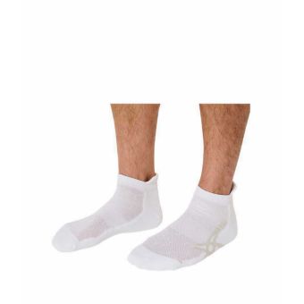 CUSHION SINGLE TAB Unisex Running Socks - White