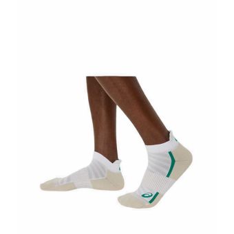 ROAD SINGLE TAB Unisex Running Socks - White