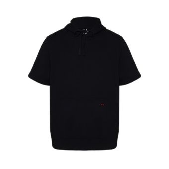 Klay Men's Short Sleeve Hoodie - Black