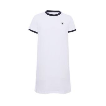 Retro Chuck Graphic Dress Women's Tee - White