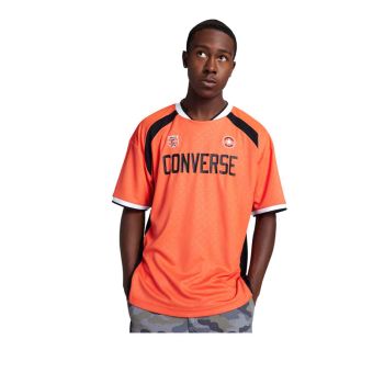 Retro Chuck Men's Soccer Jersey - Vermillion Red