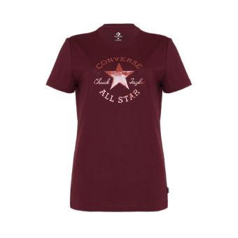 Glitter Women's T-Shirt - Deep Bordeaux