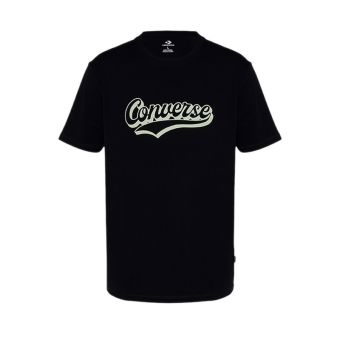 Sport Script Men's Tee -  Black