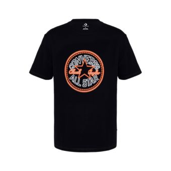 Neon Sign Chuck Patch Men's Tee -  Black