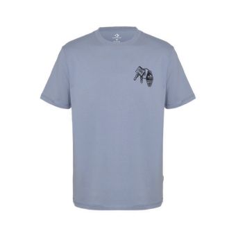 Skeleton Summer Zone Men's Tee - Wet Stone