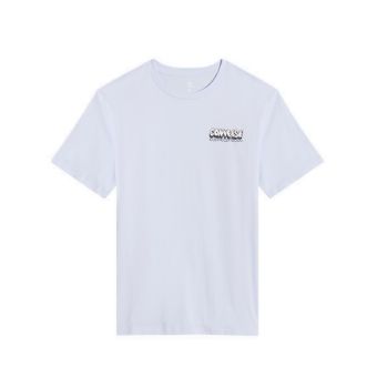Palm Tree Stamp Men's Tee - Lilac