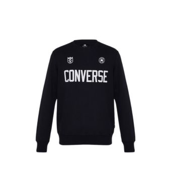 Retro Soccer Crew Men's Sweatshirt -  Black