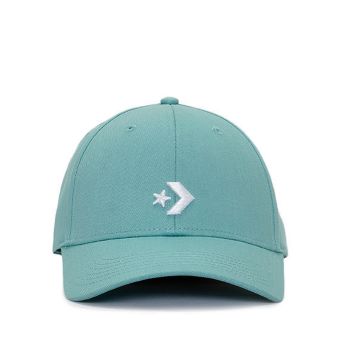 Adjustable Cotton Twill Unisex Cap - Aqua