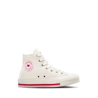 CTAS Eva Lift Girl's Sneakers - Vintage White/Red