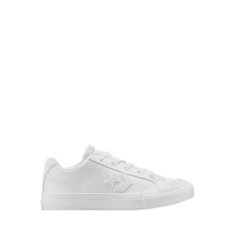 Sport Casual Easy-On Boy's Sneakers - White/White/White