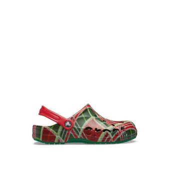 Baya Holiday Plaid Unisex Clog - Kelly Green