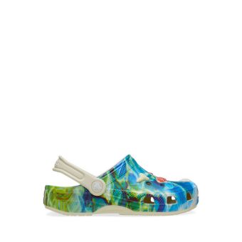 Classic Under the Sea Kids Clog - Bone