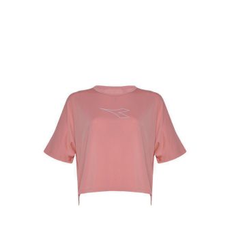 Nebula Women's Loose Cropped - Peach