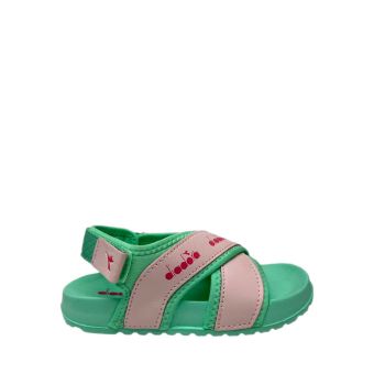 Parlor Jr Girl's Sandal Shoes - Green Pink