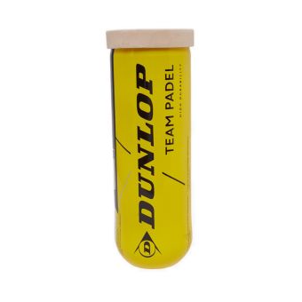 Dunlop Padel Balls Team 3 Balls Tin - Yellow